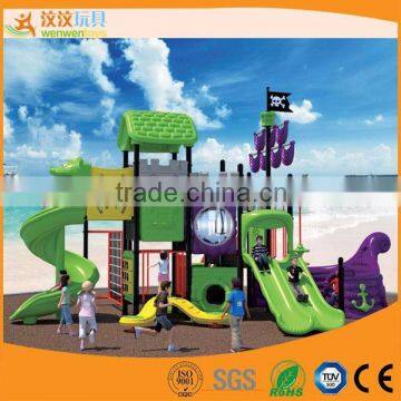 outdoor playground equipment with kids slide factory price