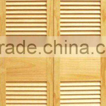 wooden bifold louvre / louver door