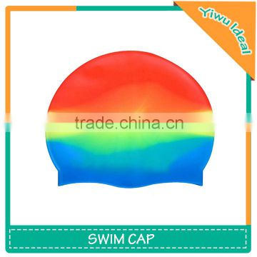Newly Silicone Ear Colorful Fashionable Swim Caps