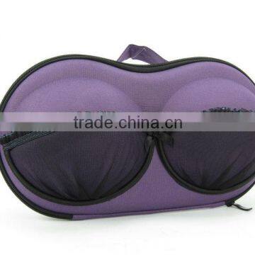 Good size fabric Black fashion protrude EVA Bra package bag