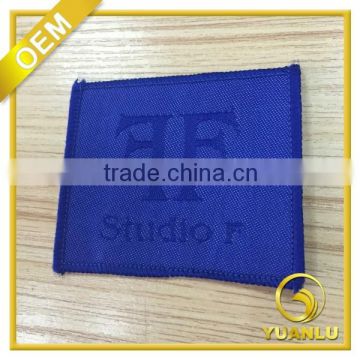 custom logo sew on embroidery patches for jersey ,garment