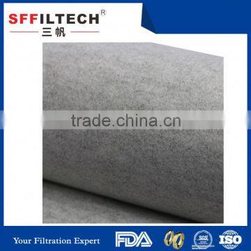 popular high quality cheap filter material(polyester) needle punched felt