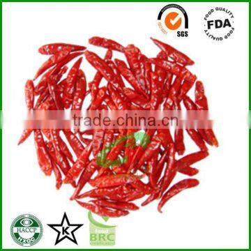 Chaotian chili Dried hot chilli without stem