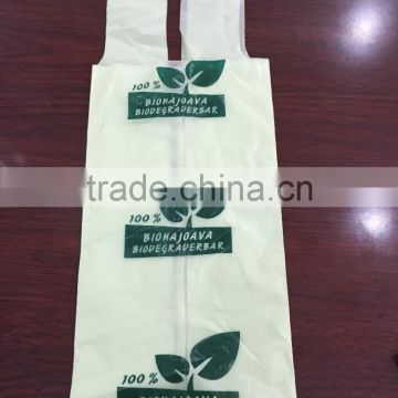 C-fold big biodegradable t-shirt garbage bags