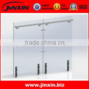 JINXIN stainless steel railing_mini post balcony design spigot for glass pooling fence