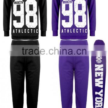 NEW LADIES New York 98 Athlectic Sweat Tracksuit JOGGERS SET GYM SUIT