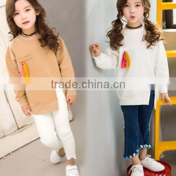 zm35710a Fashion designer pullover shirt kids autumn long sleeve shirts