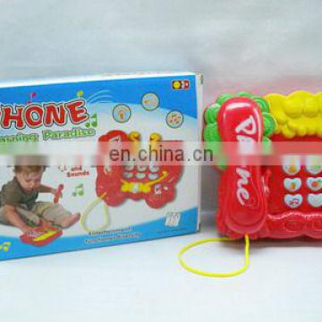 Lovely red plastic telephone toy YX0189111