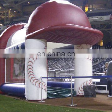Inflatable speed pitch for competition