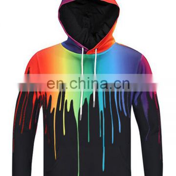 Fashinable new design digital sublimation full print pullover hoodie custom hoody