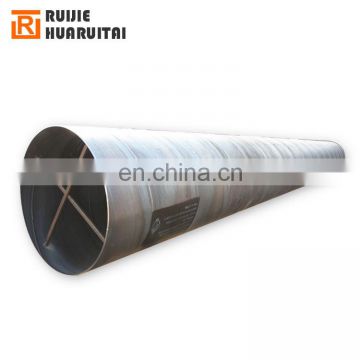 Q235 B Big size spiral steel pipes 580 mm caliber 609mm OD pile pipes Construction projects use