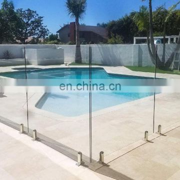 spigot stainless steel glass swimming pools fence