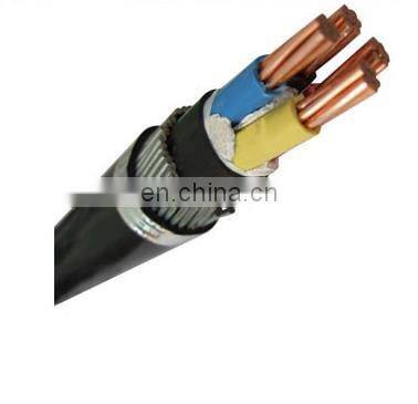 Hot selling NYRY 0.6/1kv PVC Insulated Galvanized Round Steel Wire armored Power Cable 4x6mm2