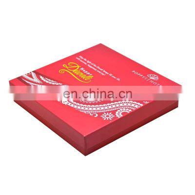 Custom Diwali festival sweet chocolate gift packaging box