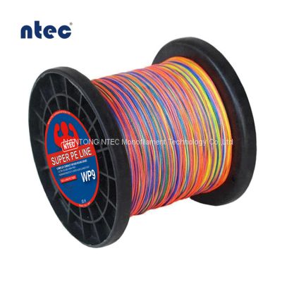 Super Strength 1000m PE 8 strands Polyethylene Braided Fishing Line With factory price