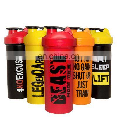 wholesale bpa free gym custom logo protein gym sublimation clear leak proof fitness glitter shaker bottle