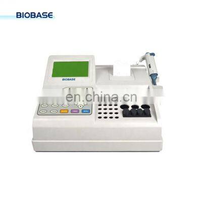 BIOBASE China Semi Auto Coagulation Analyzer COA02 Coagulation Analyzer with precise electronic pipette analyzer for lab