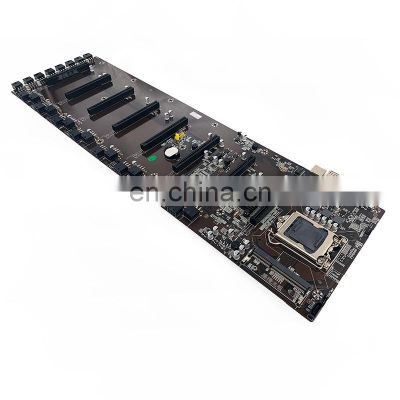 high discount 8GPU Motherboard B85/B75/847with 8 PCIE X16 X1 GPU slots Mainboard