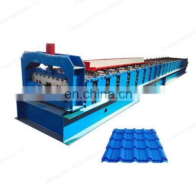 Cost price automatic Corrugated sheet Roof tile making machine production line