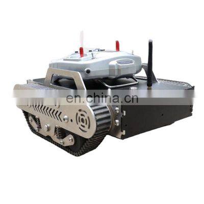 Narrow space use inspection Robot Tins-3 electric tracked robot chassis mini crawler chassis rubber track with good price
