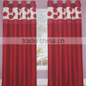 hot selling high quality fashion taffeta eyelet curtains