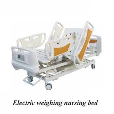 Electric weighing nursing bed