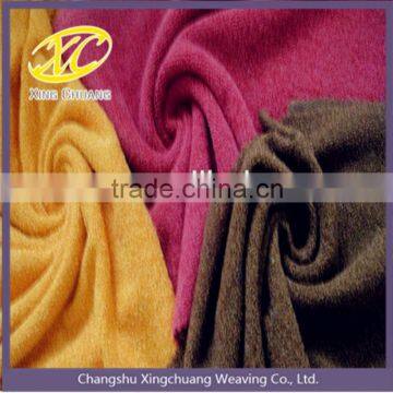 tricot brushed fabric,100 polyester fleece fabric