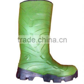 PU rain boots for men 2012