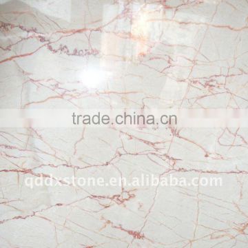 China Red Spider Marble Stone Slab