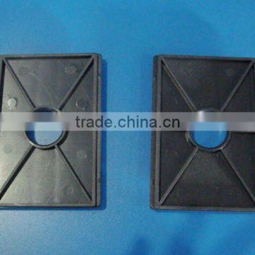 Black square plastic rubber gear,plastic gear