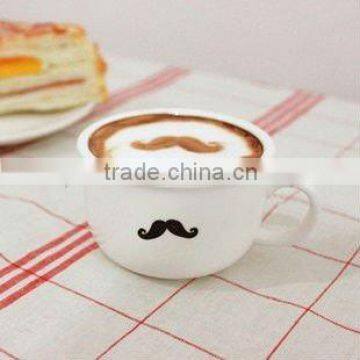 High-grade Romantic handpaingting ceramic coffee cup with Lovely Design