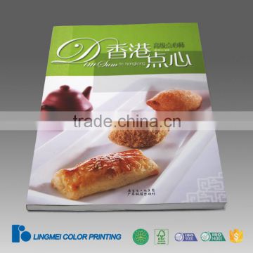 Factory supply custom journal book printing service magzine printing cost for food