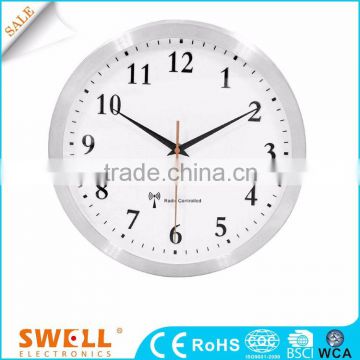 classroom wall clock large diameter , traditional plastic round wall clock