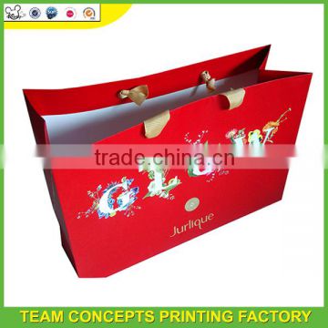 2016 paper red color christmas cosmetic gift packs
