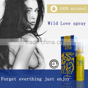 best selling high quality wild love lubricant Sex Delay Spray For Man, Prevent Premature Ejaculation