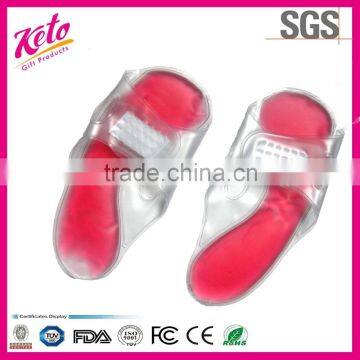 Cold and hot compress slippers for foot physiotherapy