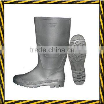 Cheap black pvc rain boots