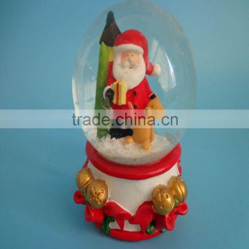 High quality LED Christmas snow globe for christmas decorations