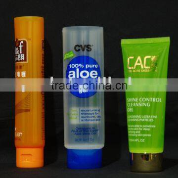 round cosmetic plastic tube