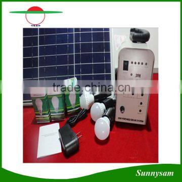 30W Mini Portable Led Home Lighting Solar Power System with High Quality