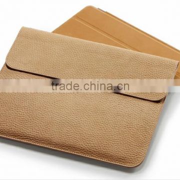 2014 new products in market leather cover for Ipad 4