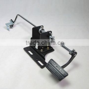driver seat gas pedal and brake pedal