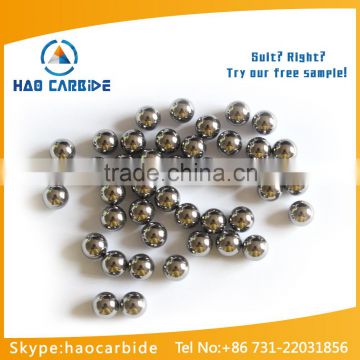 tungsten carbide cemented carbide yg6 ball:14.2mm diamerter bearing and ball seat valve