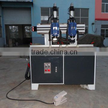 Vertical double line hinge drilling machine