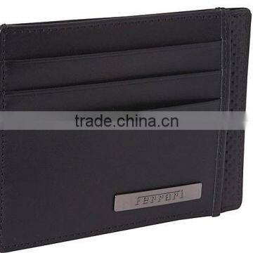 custom newest cheap hot design promotional gift leather business card holder wall hanging business card holder