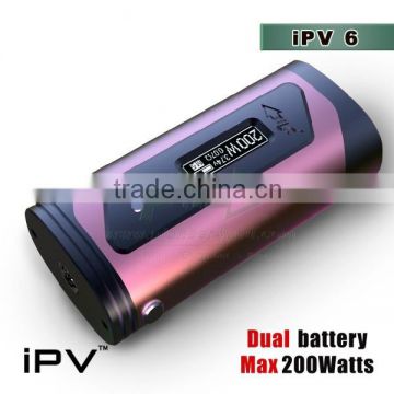 iPV400 iPV Newest Design big wattage 200watt mod IPV6 200w IPV5 200W box mod yihi sx350 chip sx mini