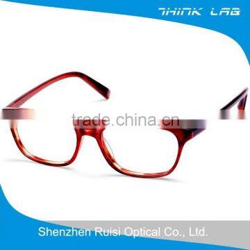 Latest designer fashion optical frame red cheap eyewear