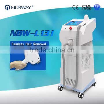 Beijing Nubway 808nm diode laser hair removal machine for spa use