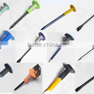 2015 flat pointed cold chisel with rubber handle