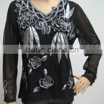 2012 NEW style with beads and embroider